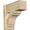 Ekena Millwork Merced Block Rough Sawn Outlooker, Douglas Fir, 8"W x 18"D x 18"H OUT08X18X18MRC05RDF - alternate 1